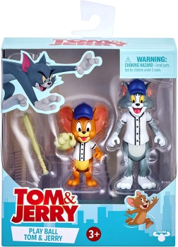 Tom & Jerry Filmmomente Actionfiguren Tom und Jerry beim Baseball von Moose